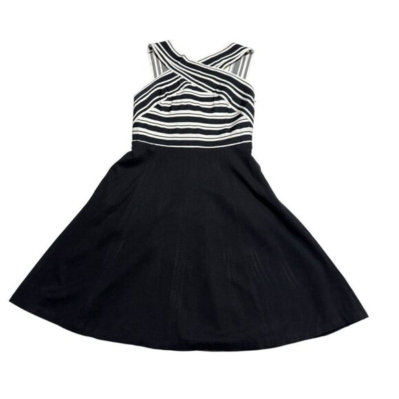 Maeve Sleeveless Minidress Black/White Size 6 - Picture 8 of 8